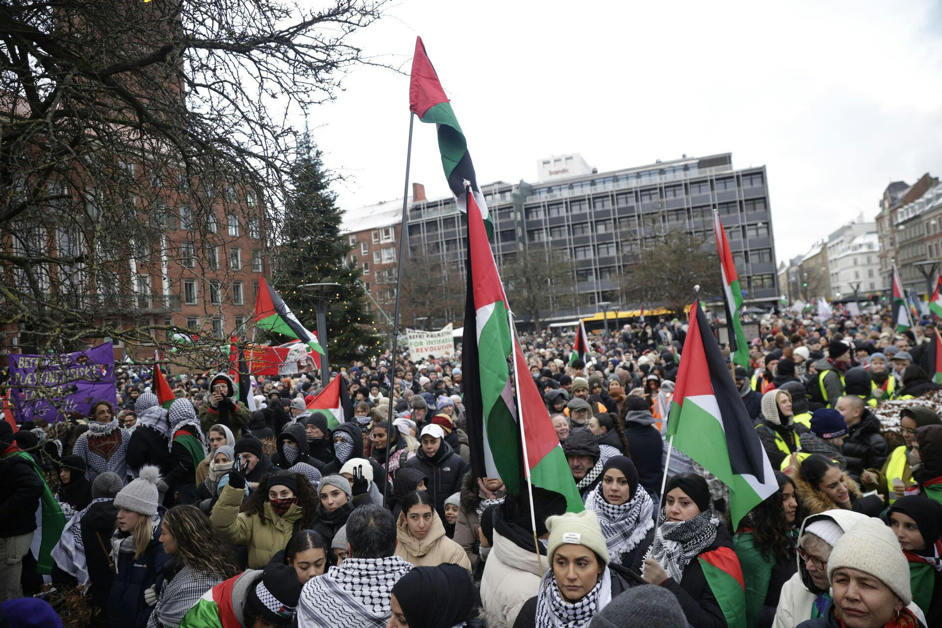 Søndag vil der også være Palæstina-demonstration i København.