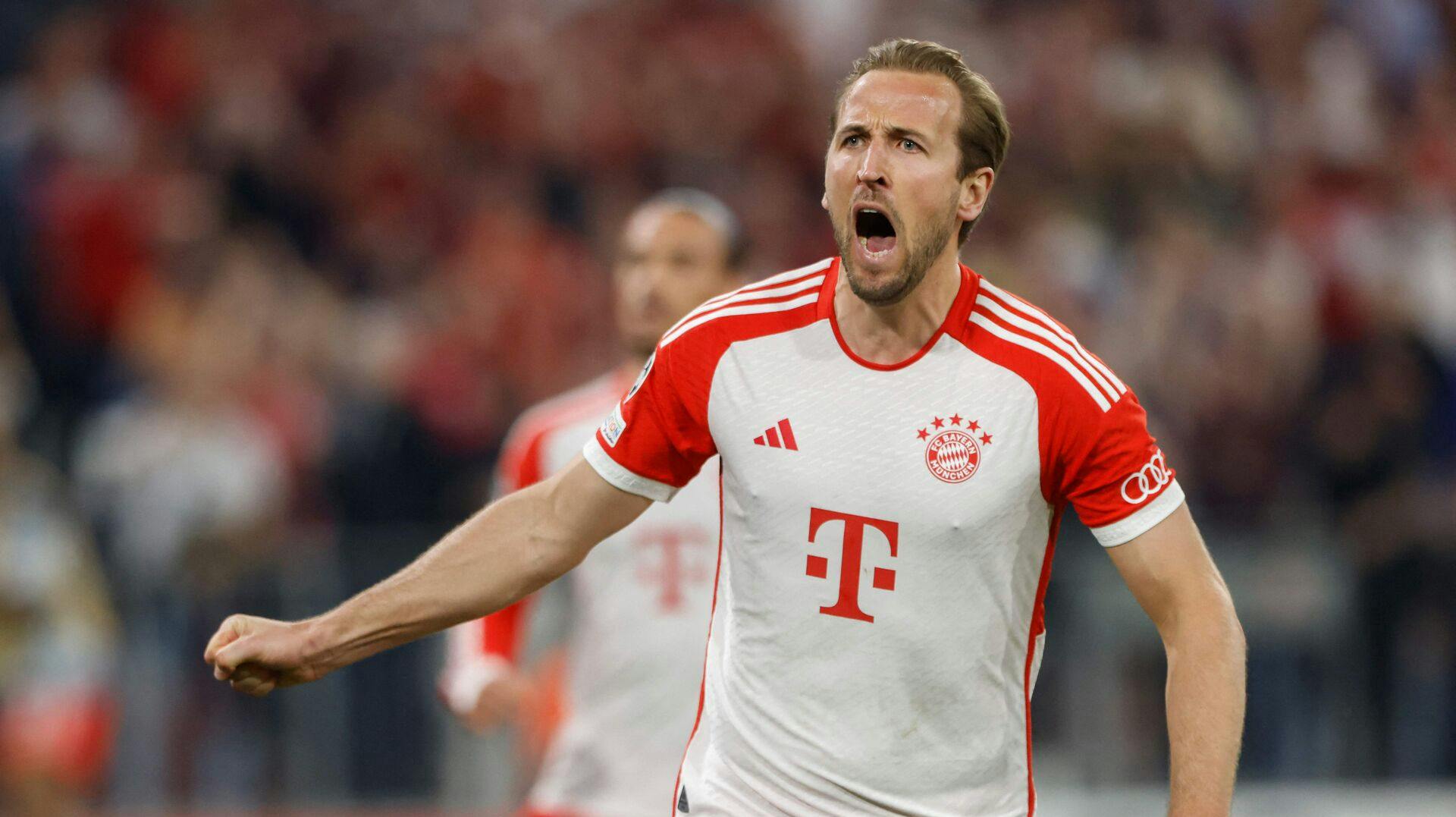 Harry Kane sendte for en stund det tyske mannschaft på sejrskurs med sin scoring til 2-1. 