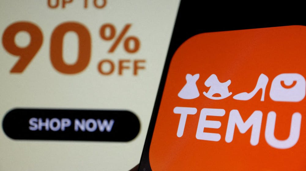 Den kinesiske platform Temu var mere populær hos danskerne end både Boozt, Wolt og H&M i første kvartal. (Arkivfoto). 