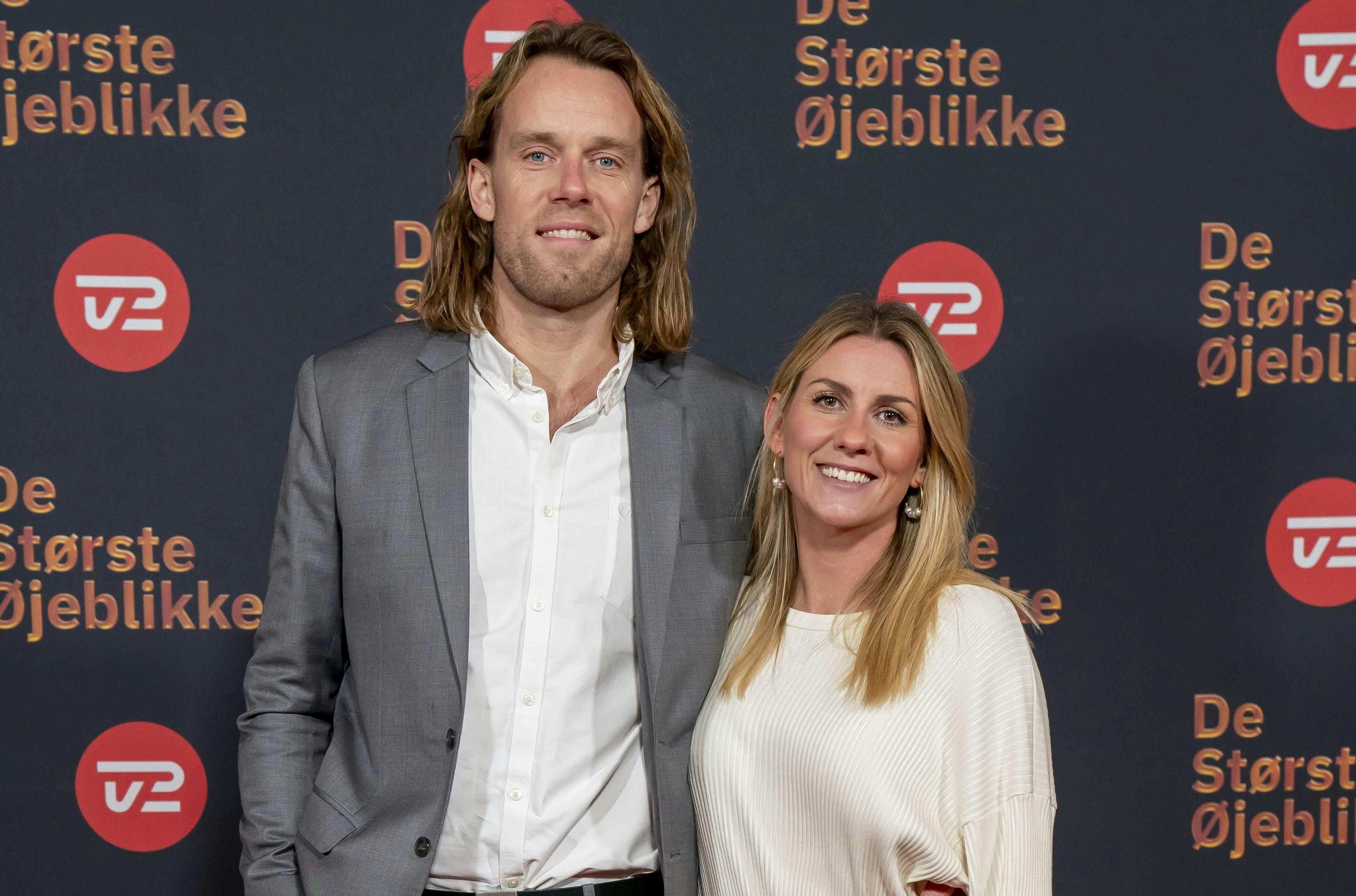 Mette Sommer og kæresten Krelle bliver senere på året forældre til en dreng. 