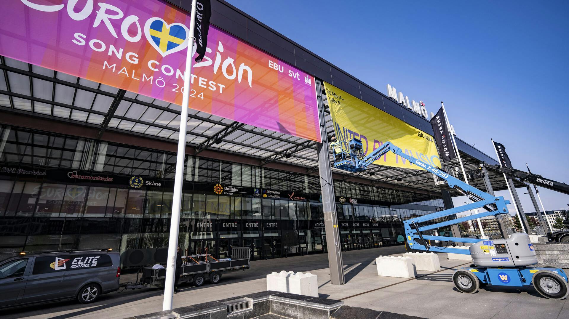 Palæstinensiske flag forbydes ved Eurovision i Malmø.