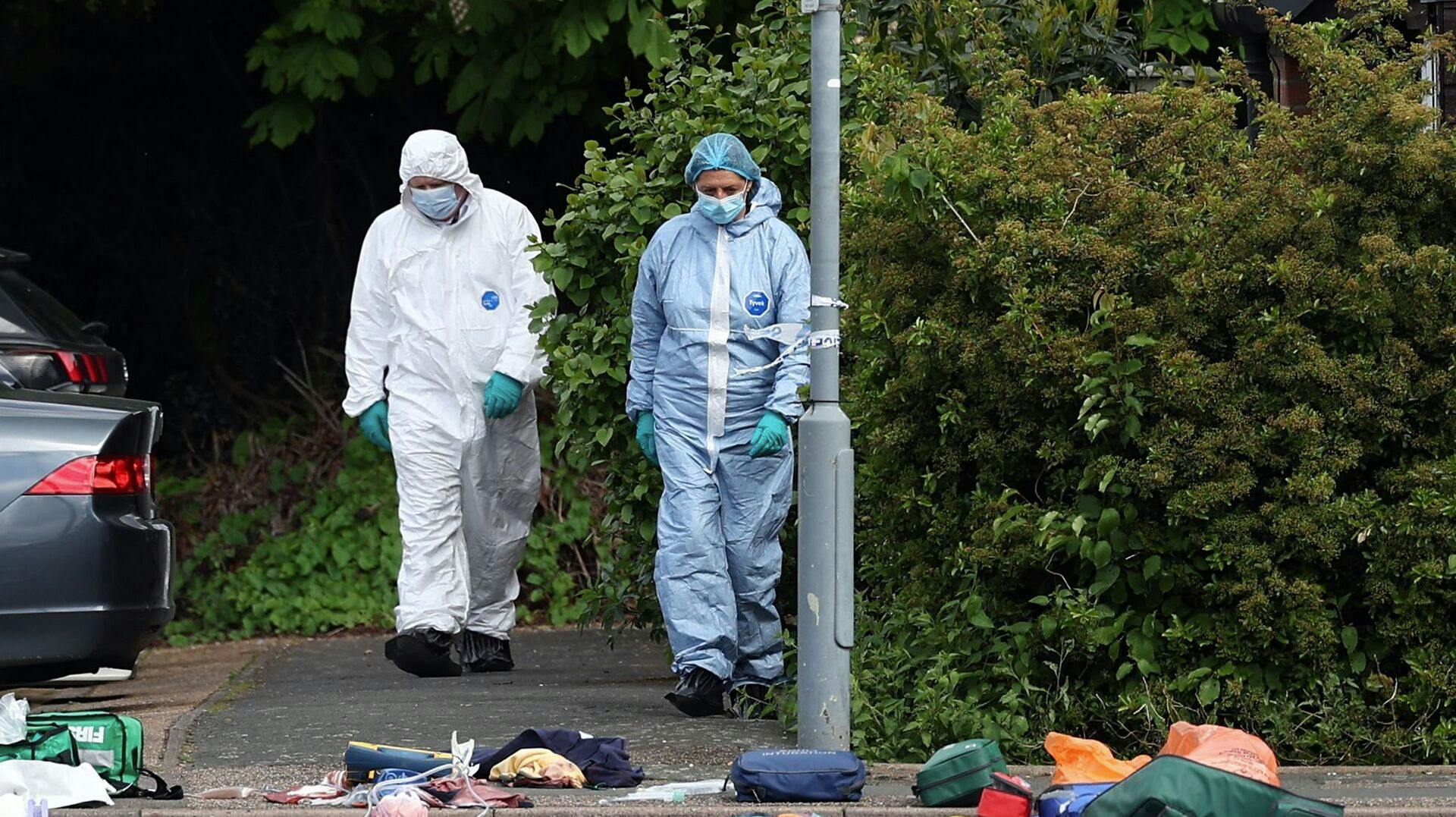 Blodige scener i London efter tirsdagens angreb.