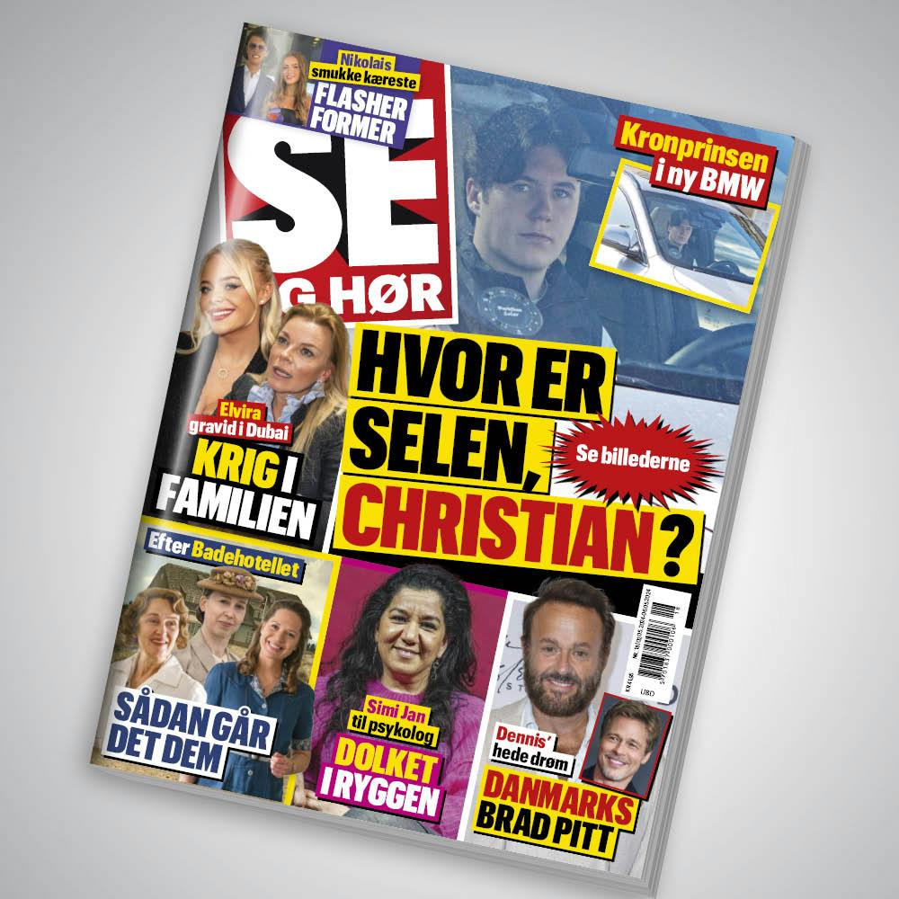 Se ALLE billederne af kronprins Christian bag rattet i denne uges SE og HØR.