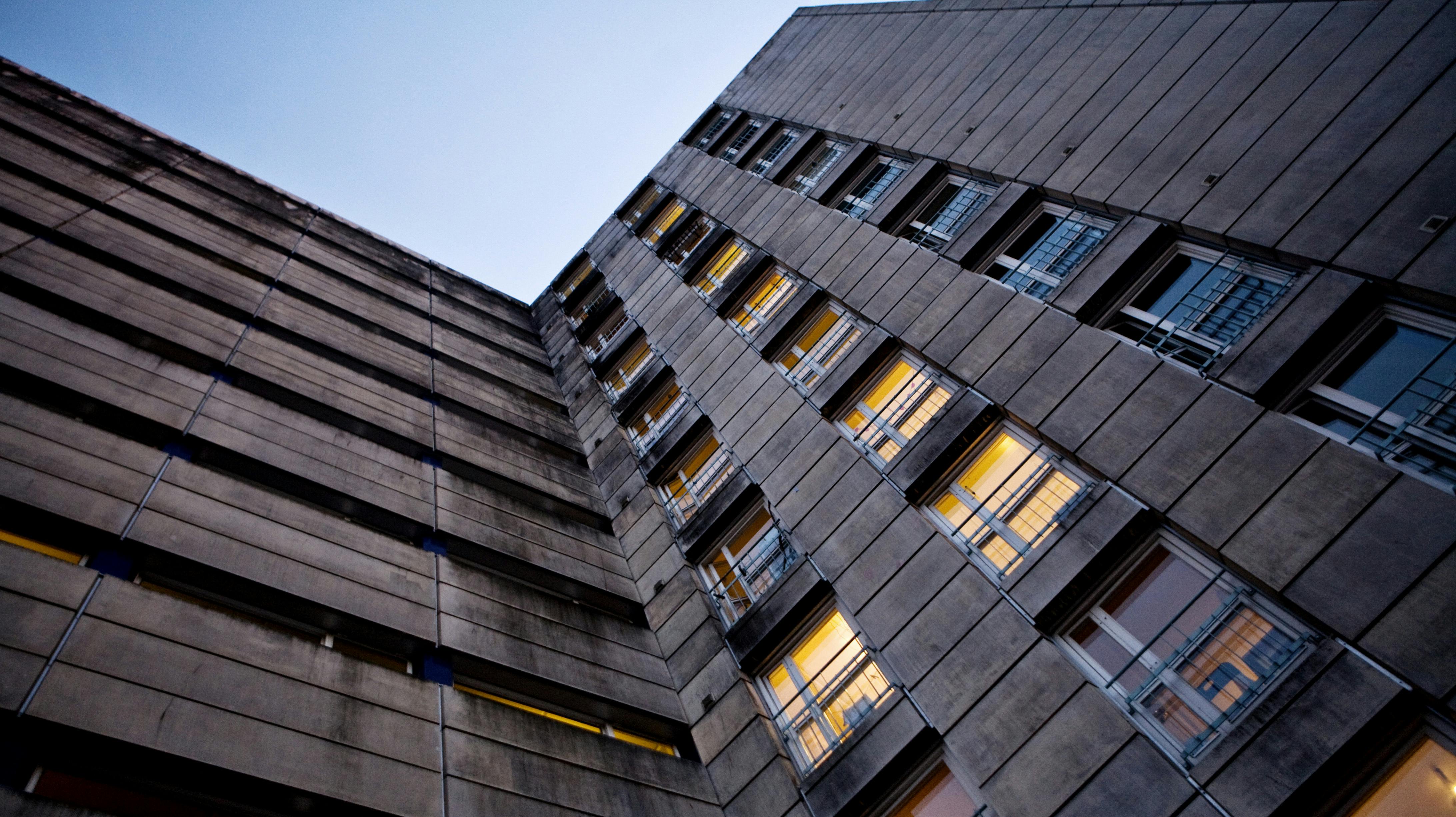 Otto Mønsteds Kollegium i København. Som studerende drømmer man ofte om at bo i centrum af de store studiebyer, men en time i tog om dagen kan spare den studerende op til 2500 kroner om måneden. /RB PLUS/PFS/ (Sara Galbiati/POLFOTO/arkiv)