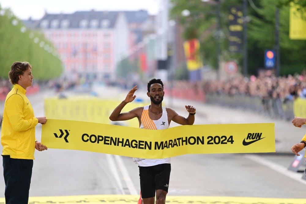 Abdi Ali Gelelchu viste enorm stabilitet og udholdenhed, da han triumferede i Copenhagen Marathon.&nbsp;