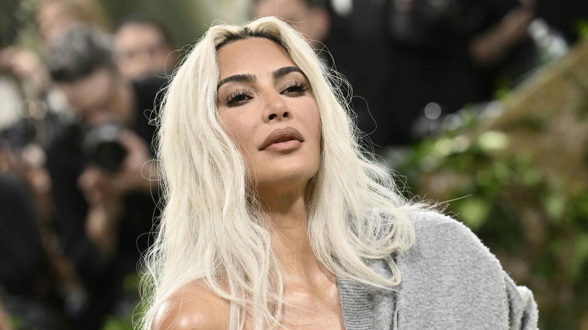 Kim Kardashian til årets Met Gala i New York.