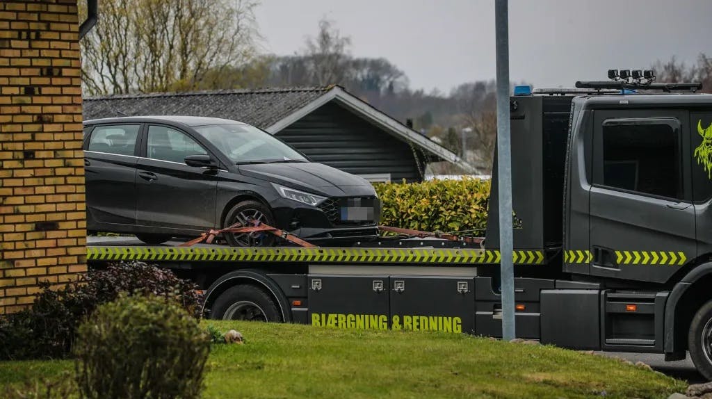 I forbindelse med anholdelsen beslaglagde politiet også mandens bil, en sort Hyundai. 