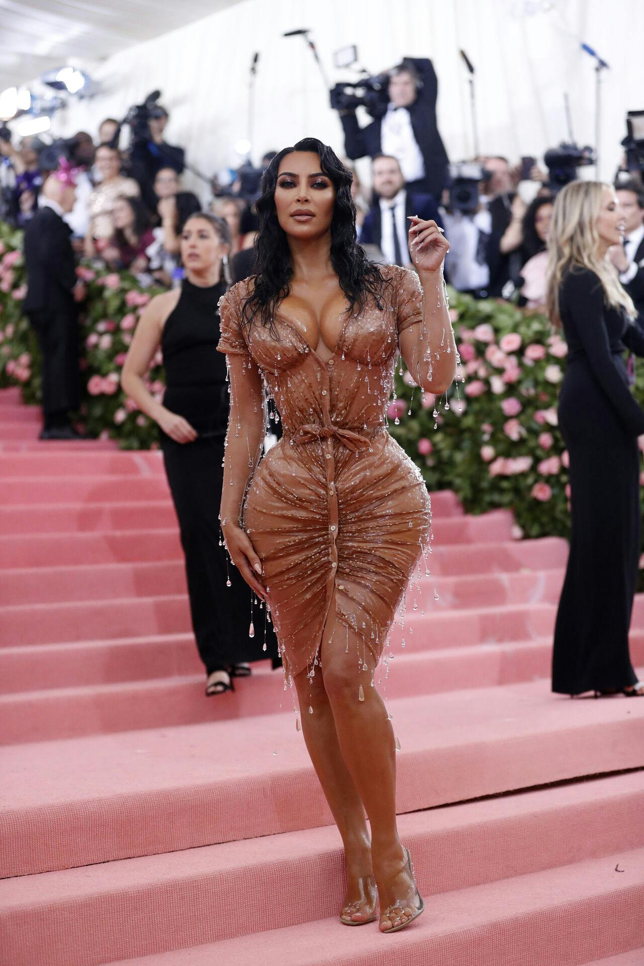 Kim Kardashian til Met Gala i 2019.