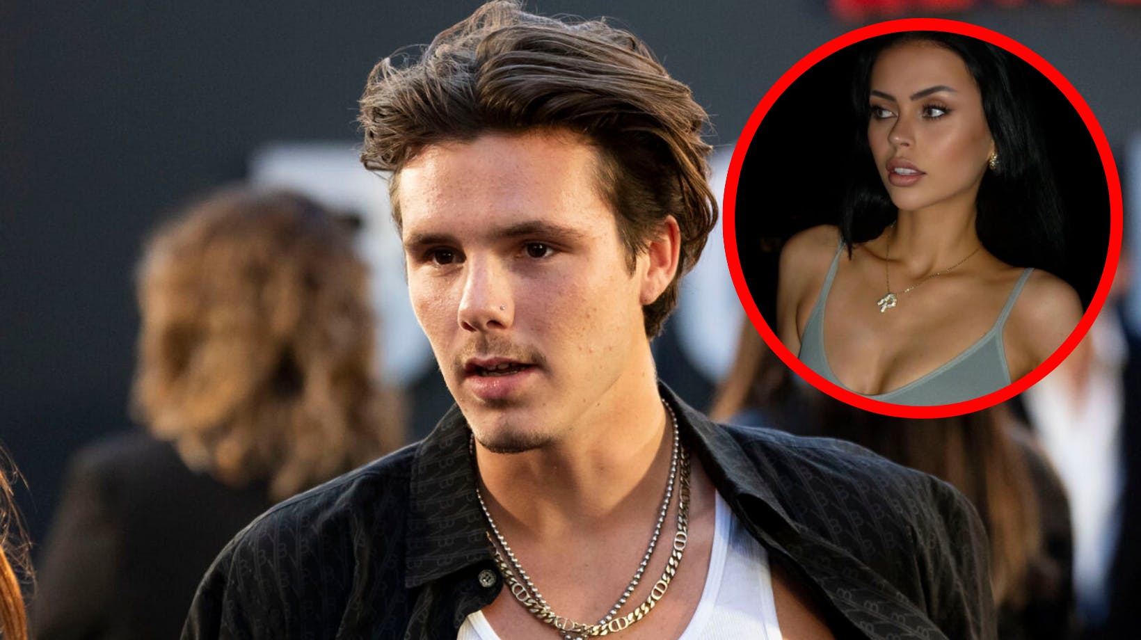 Cruz Beckham og milliardær-datteren Victoria Reitan ligner et par, der hygger sig sammen. 