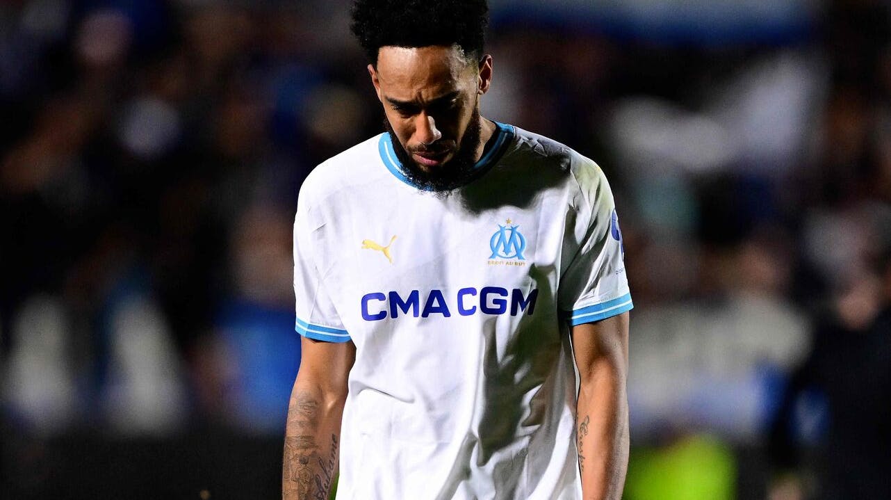 Pierre-Emerick Aubameyang var i tårer efter semifinalen.