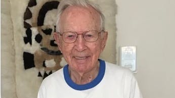 Her var Alfred Blaschke 102 år gammel.