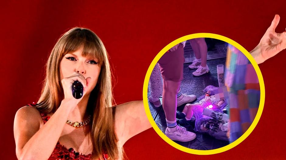 Koncertgængere havde valgt at tage deres spædbarn med til Taylor Swift-koncert fredag aften. 