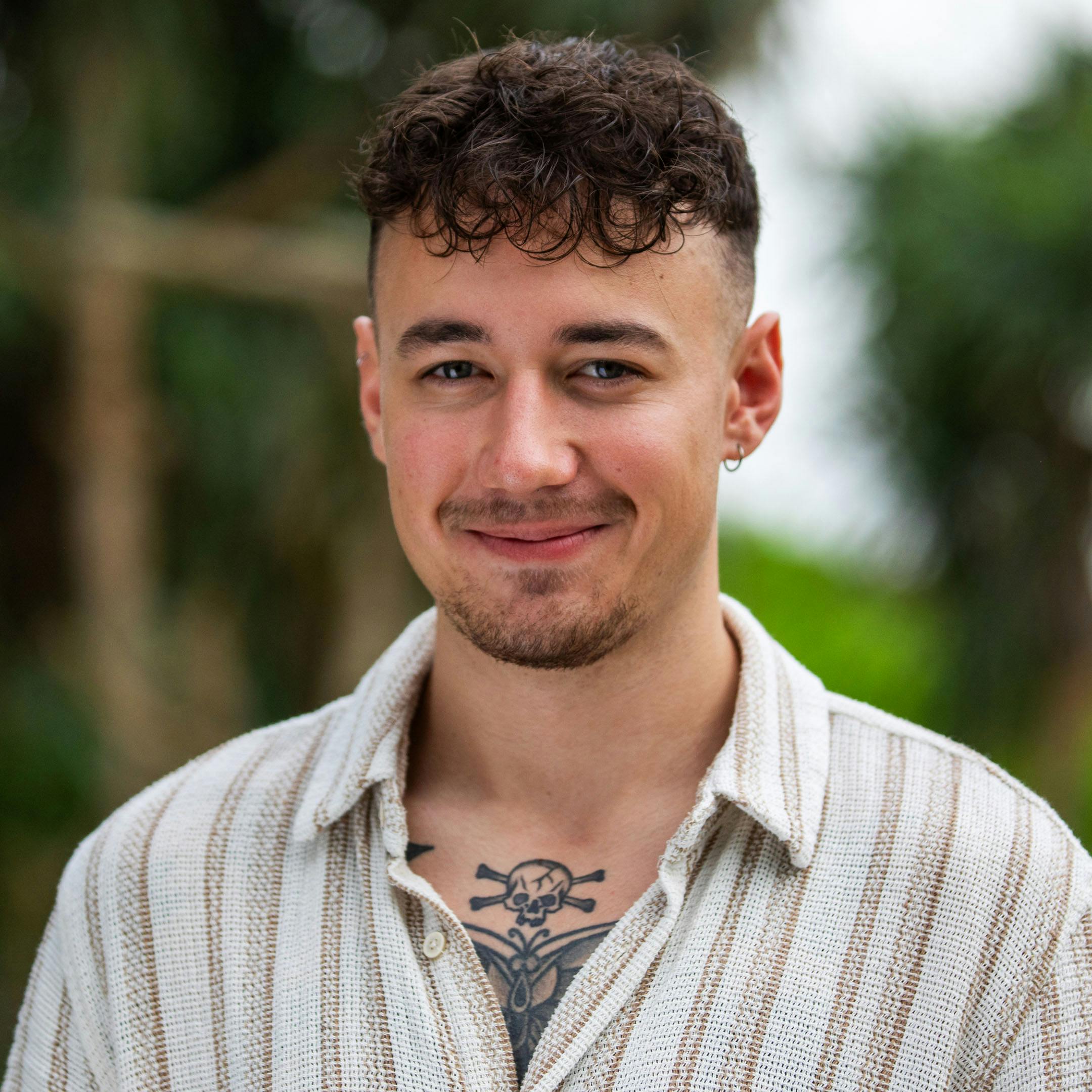 Daniel, 24, fortæller ærligt om sin angst i dagens afsnit af "Bachelorette".