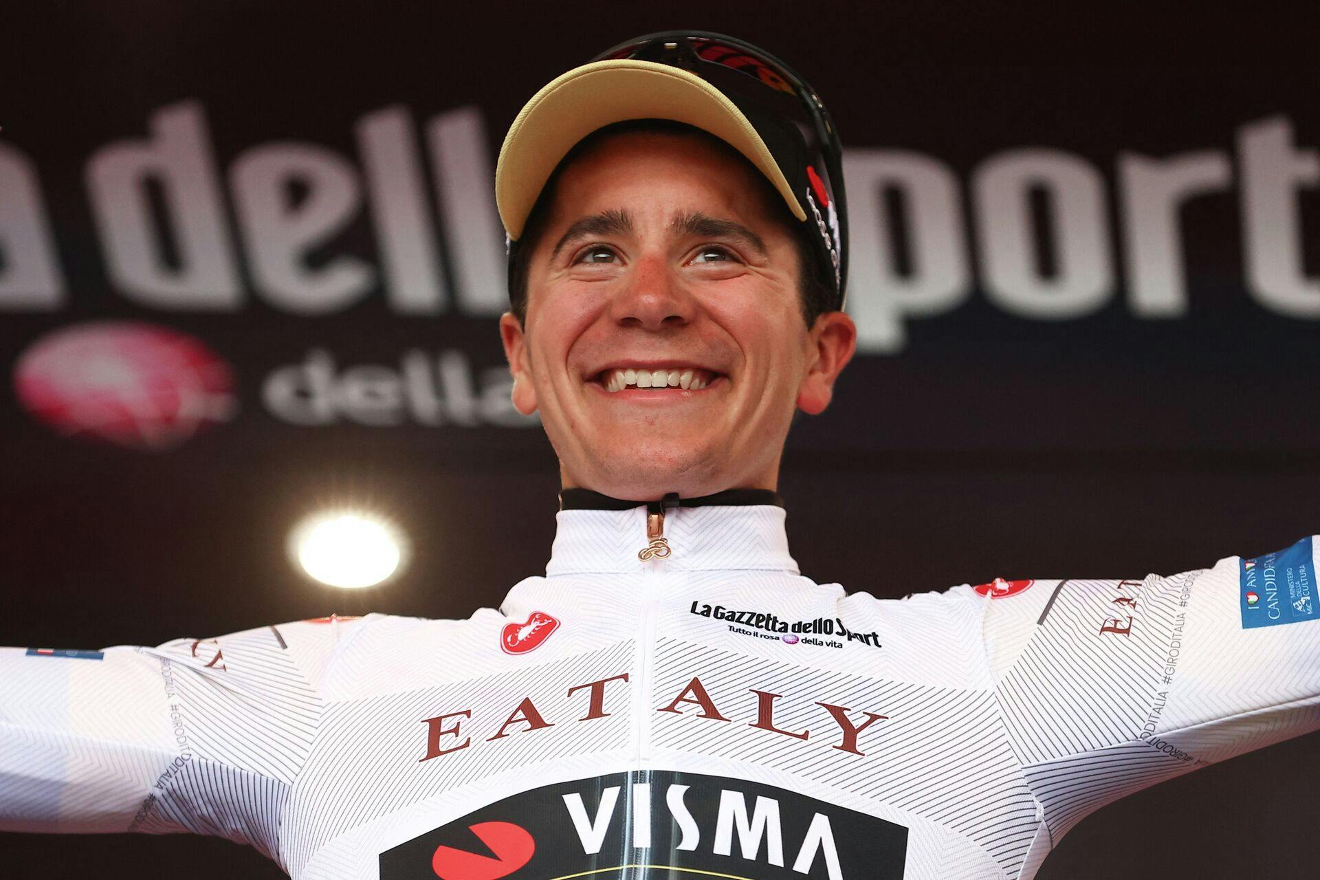 Cian Uijtdebroeks er færdig i dette års Giro d'Italia.&nbsp;