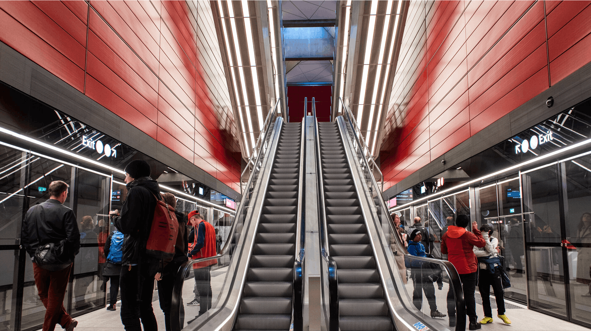Nørrebro metrostation, mandag den 30. september 2019.. (Foto: Ida Marie Odgaard/Ritzau Scanpix)