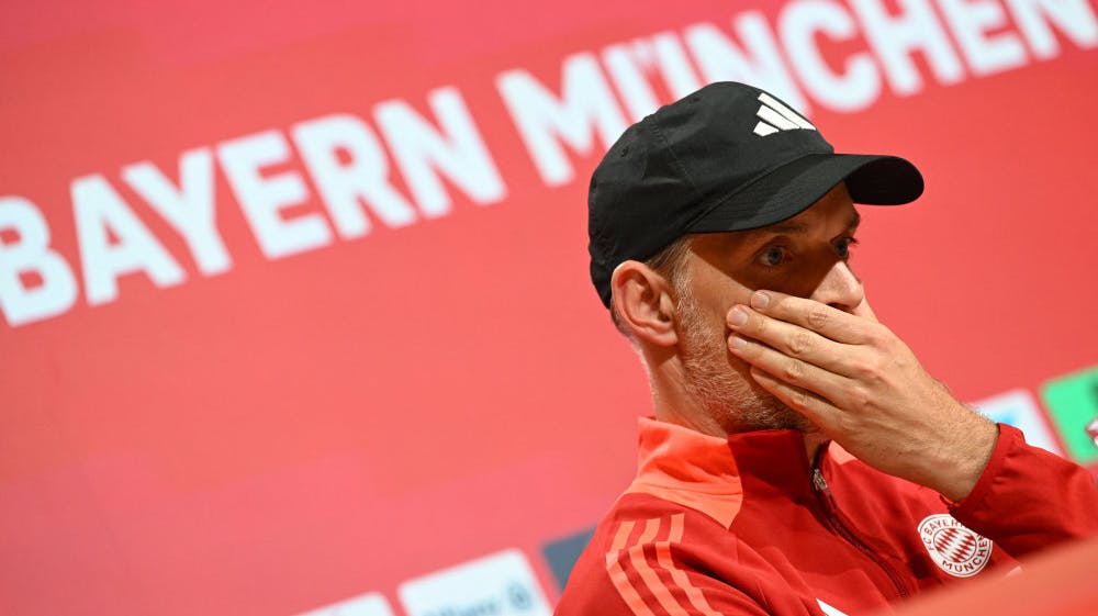 Thomas Tuchel står lørdag i spidsen for Bayern München for sidste gang.  