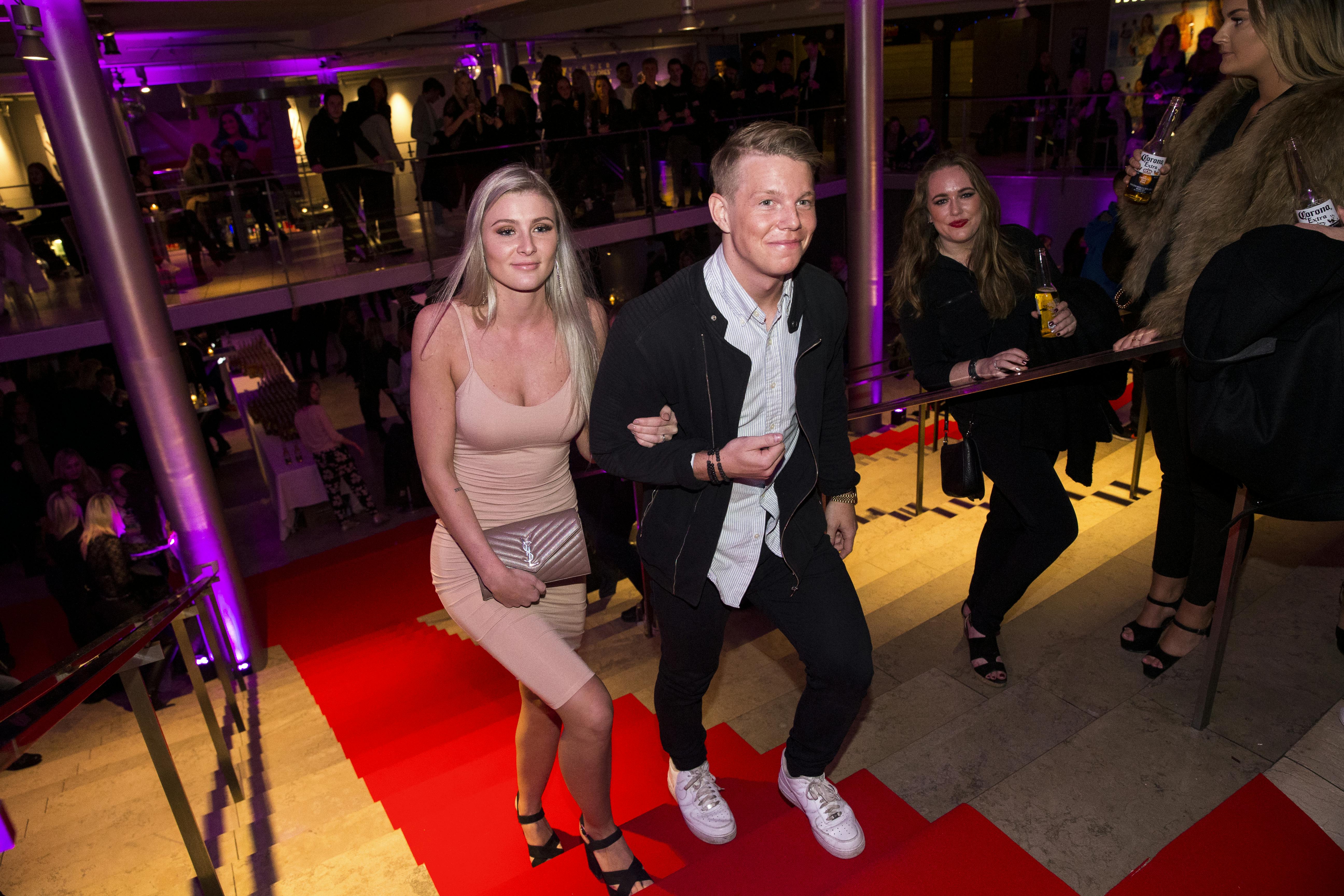 Thomas Ludvigsen med sin "Paradise"-partner Malene Spanggaard i 2017.