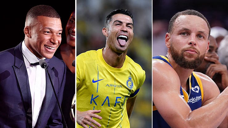 Verdens største sportsstjerner tjener styrtende med penge.