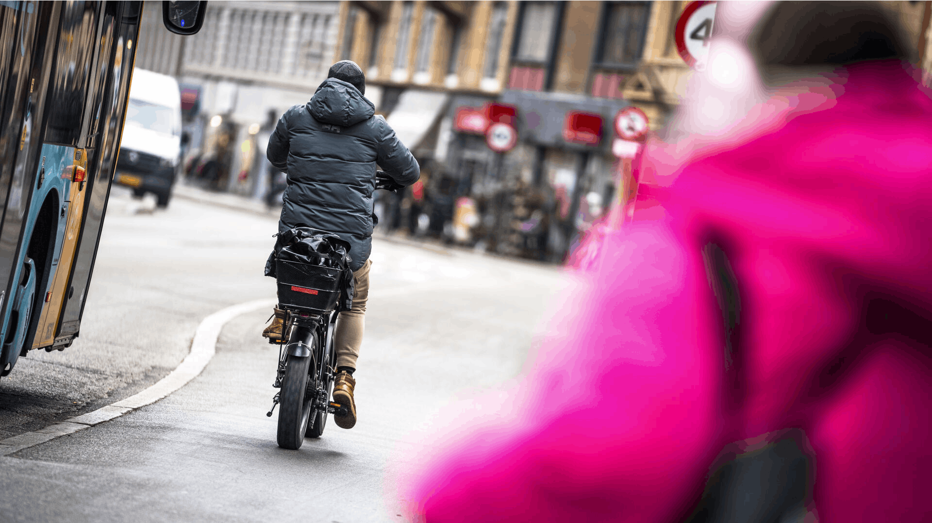 El-cykel på Nørregade i København, mandag den 27. november 2023. (Foto: Thomas Traasdahl/Ritzau Scanpix)