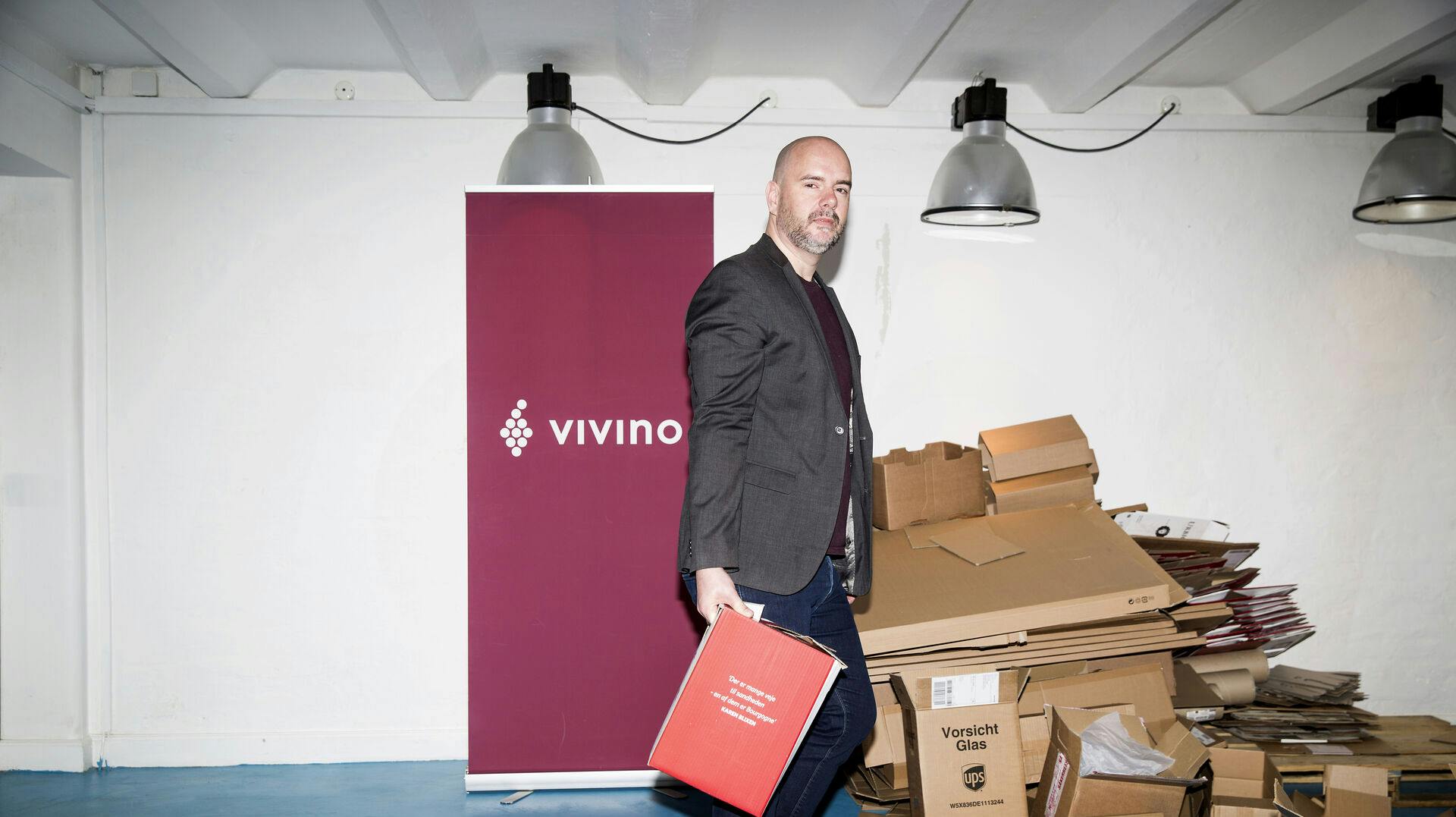 Vivino. Portræt af medstifter af den populære Vivino-app, Heini Zachariassen.