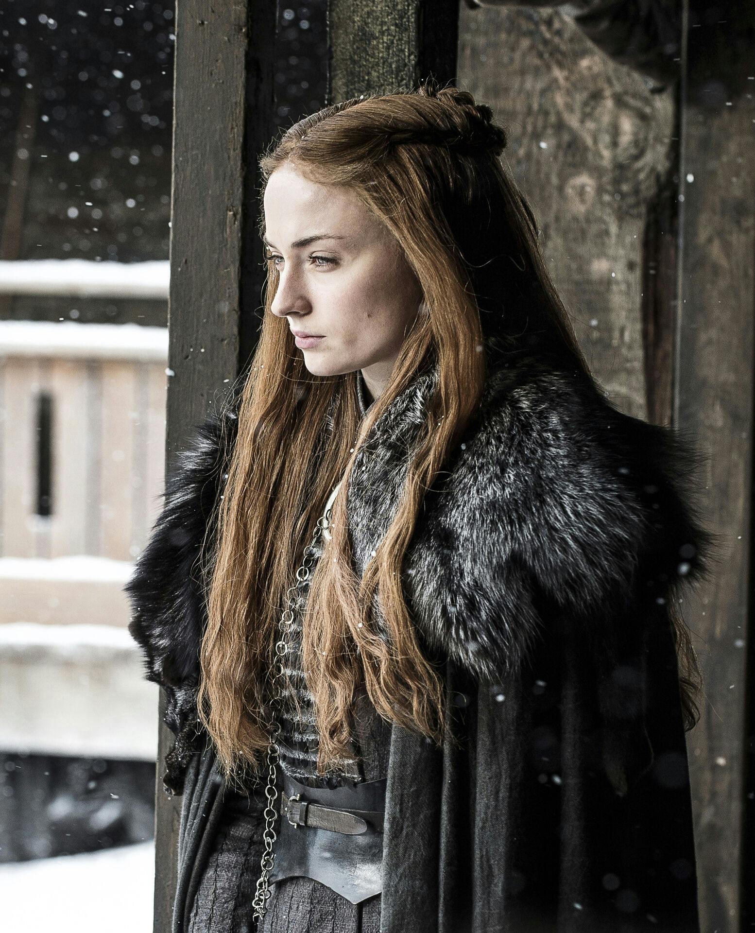 Sophie Turner som Sansa Stark i "Game of Throne".