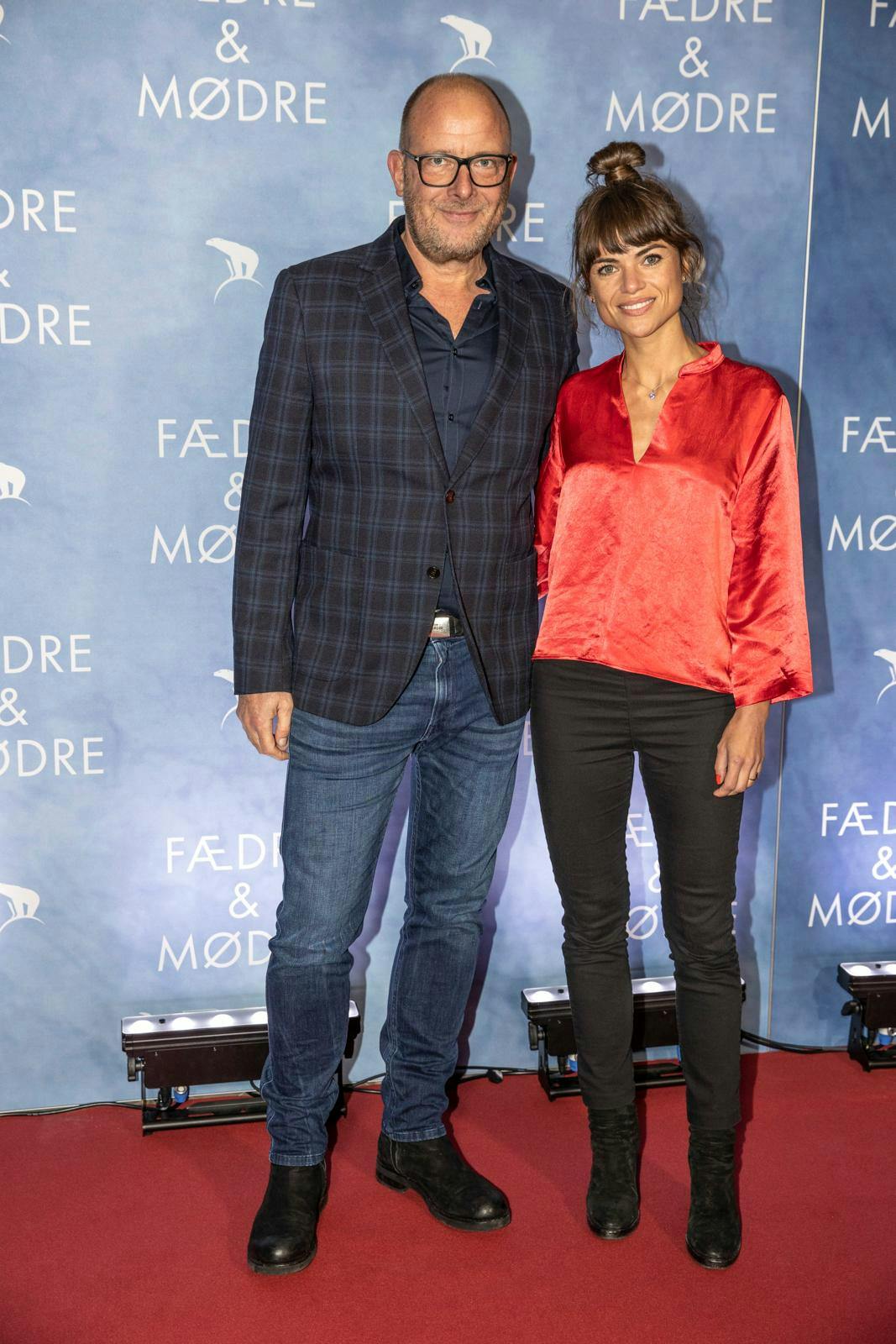 Nikolaj Steen og Emilie Ekwall i januar til premieren på "Mødre og Fædre" i Imperial.