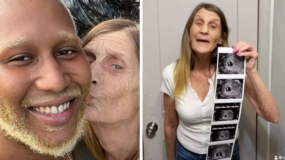 63-årige Cheryl McCain og hendes noget yngre fyr kan ikke få armene ned – de venter nemlig deres første barn sammen. 