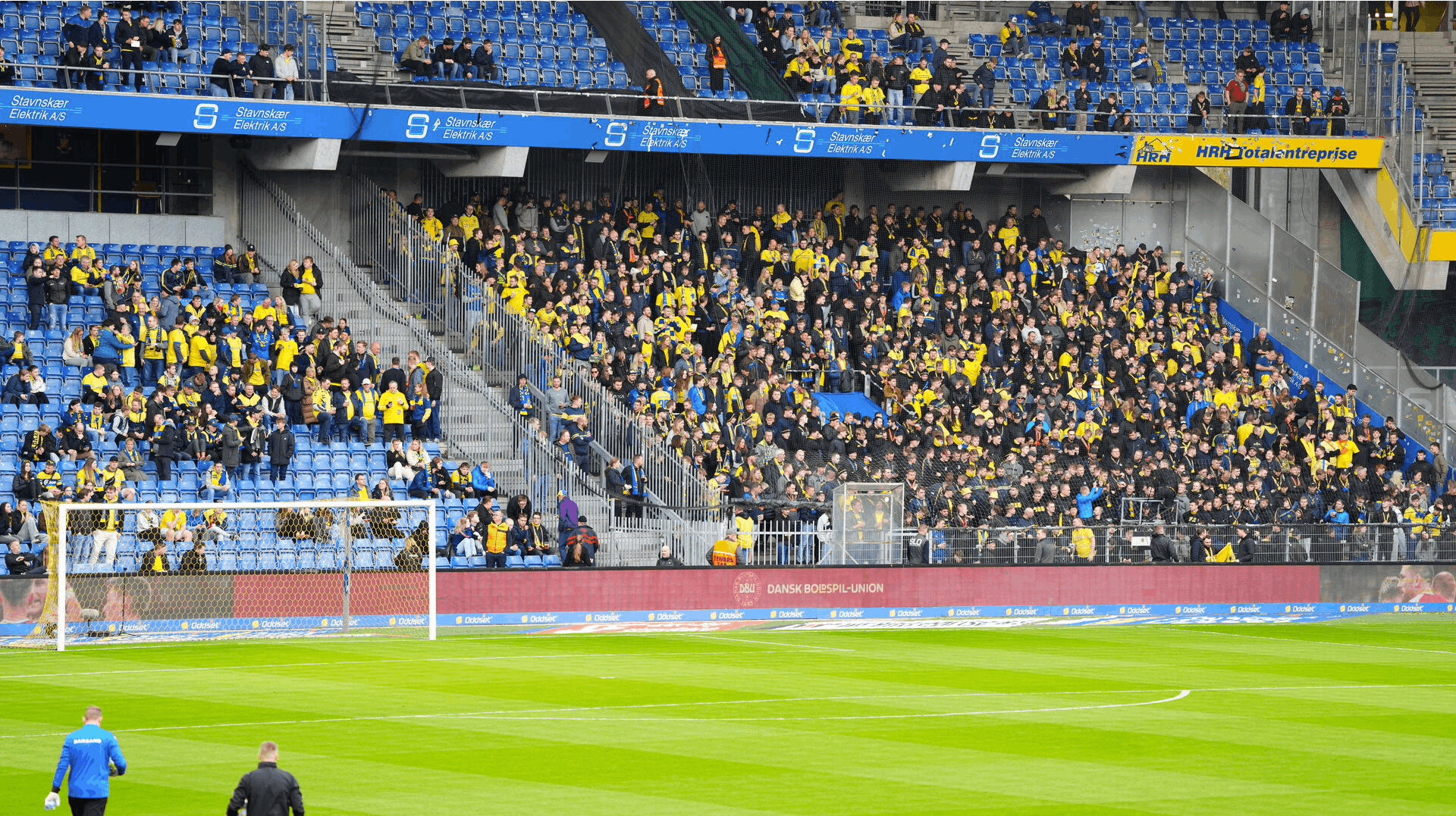 Superligakampen mellem Brøndby IF og Silkeborg IF på Brøndby Stadion mandag den 8. april 2024.