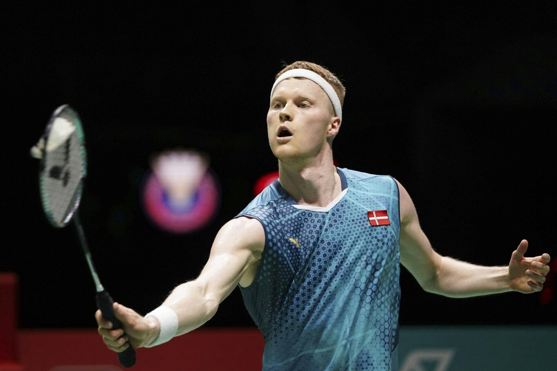 Anders Antonsen er ude efter tre sæt.&nbsp;