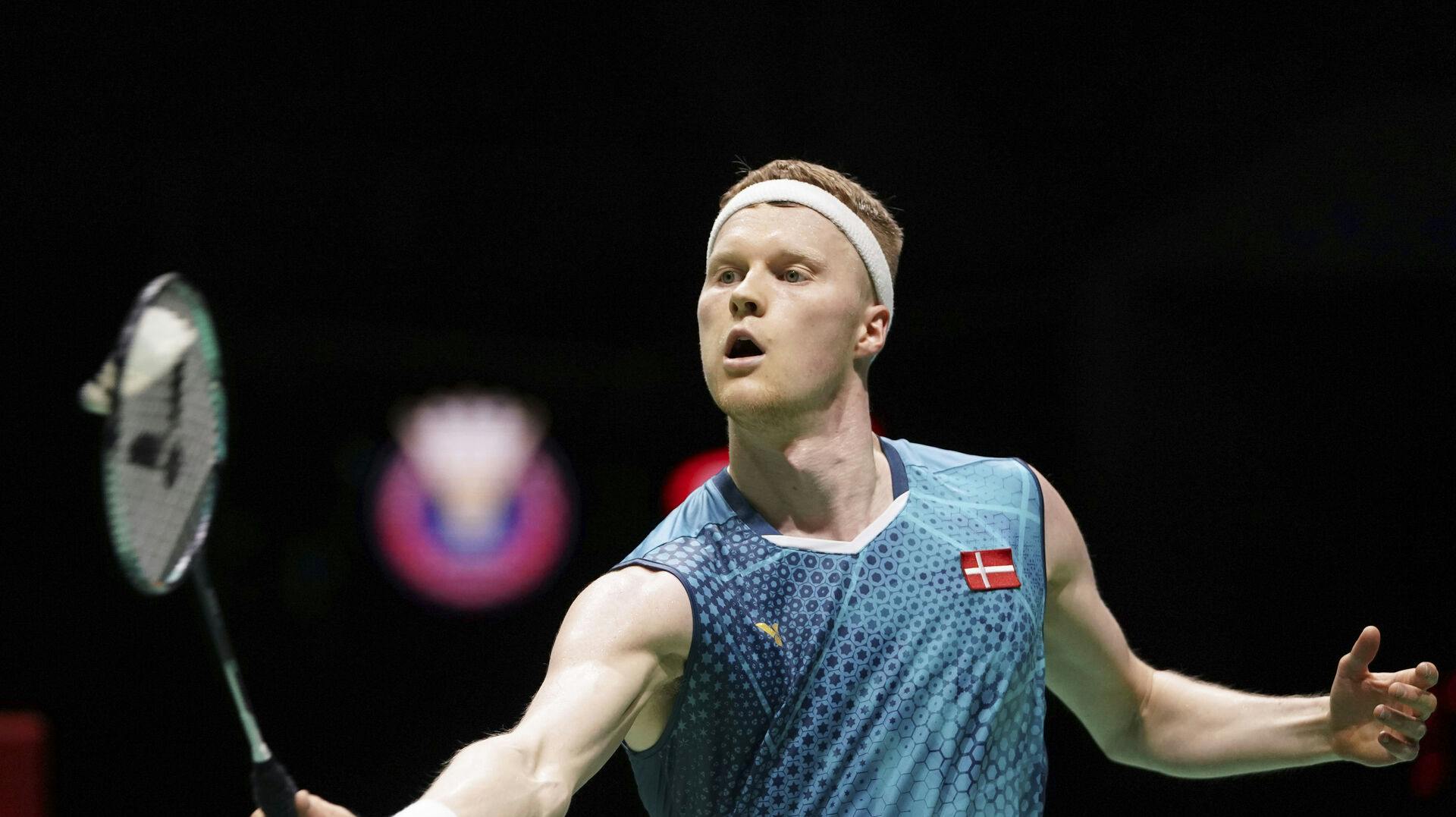 Anders Antonsen er ude efter tre sæt. 