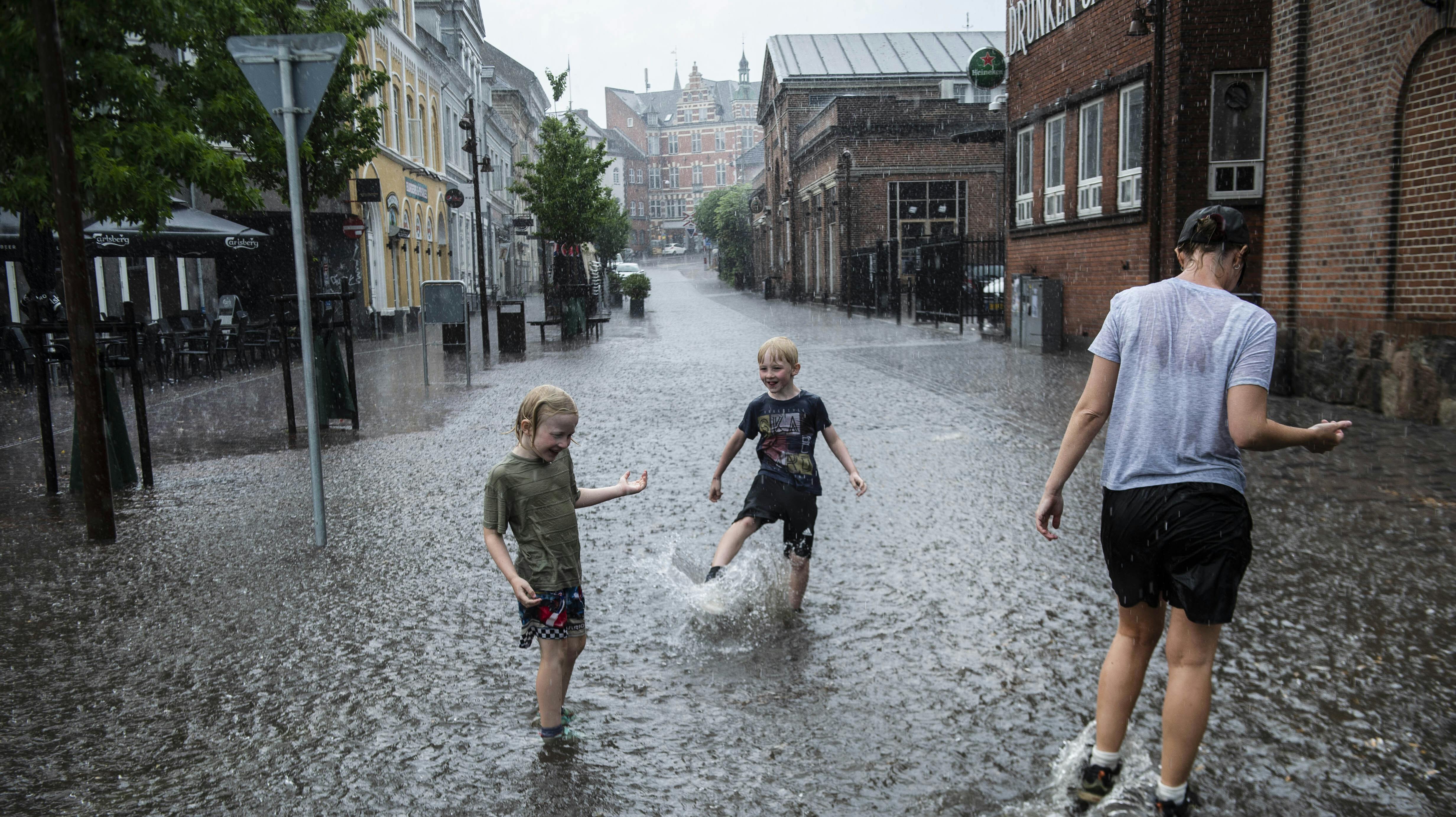 Her var der skybrud i Svendborg i juni sidste år.
