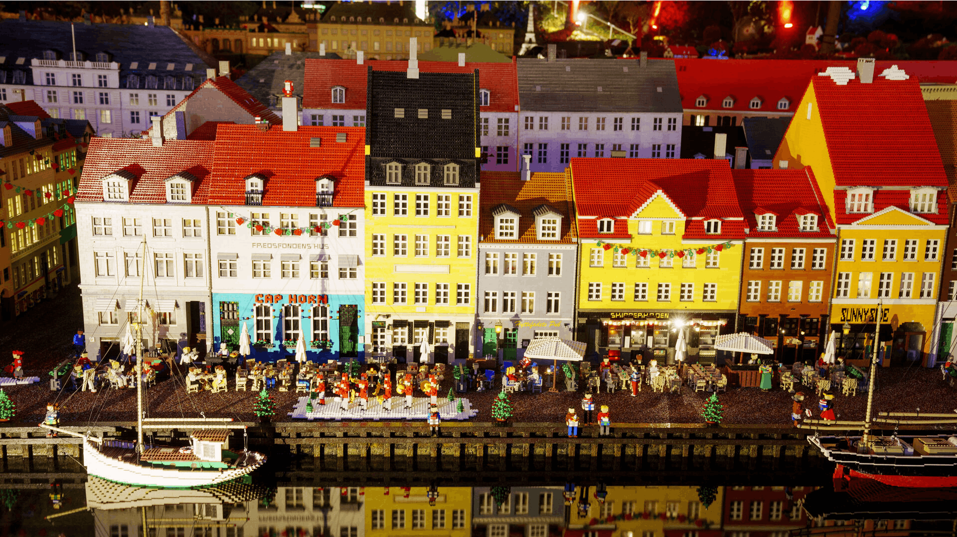 Legoland ligger i Billund i Jylland. Her har den ligget siden 1968.