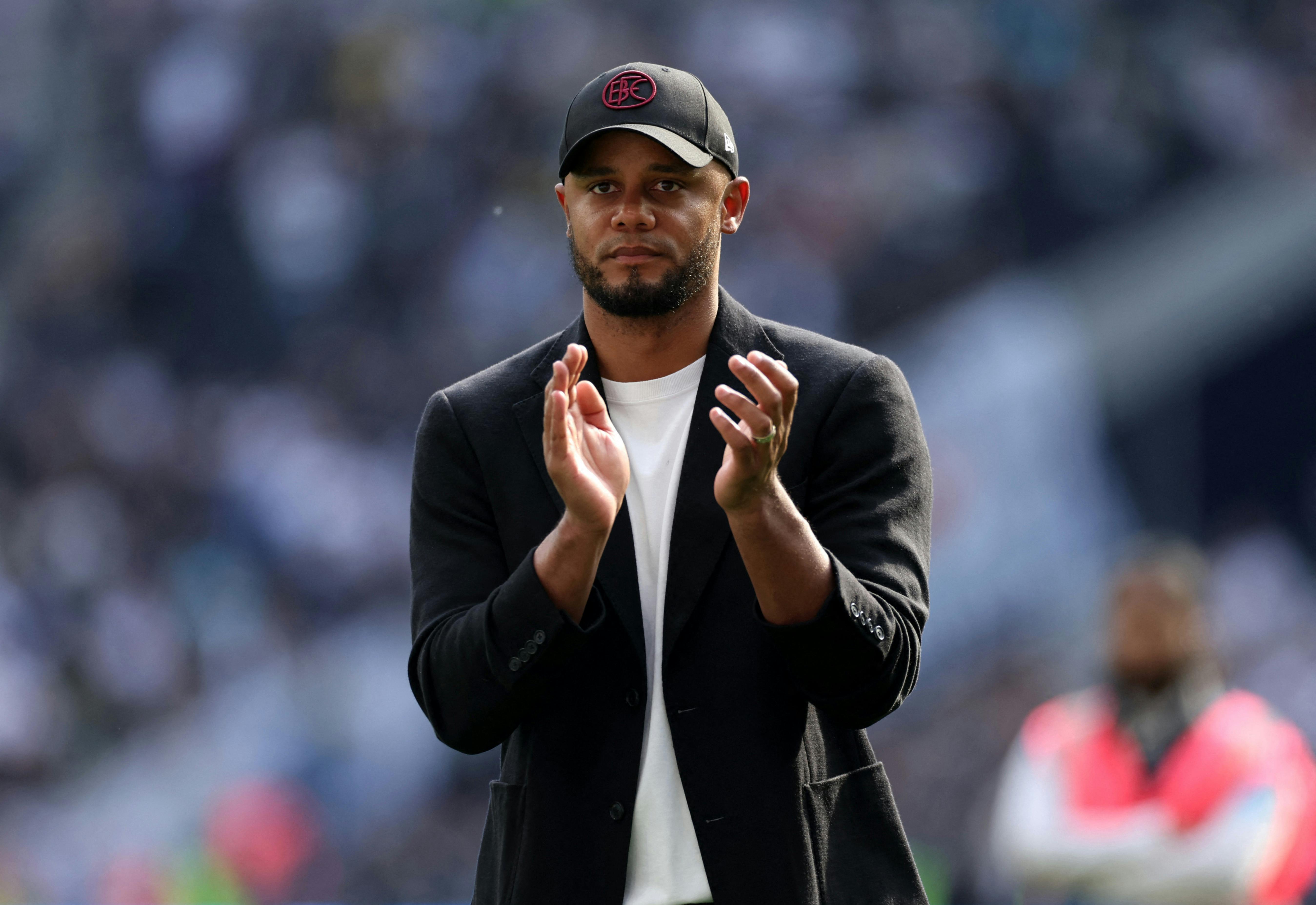 Vincent Kompany nuværende træner for Burnley, men rykker altså snart til FC Bayern. 