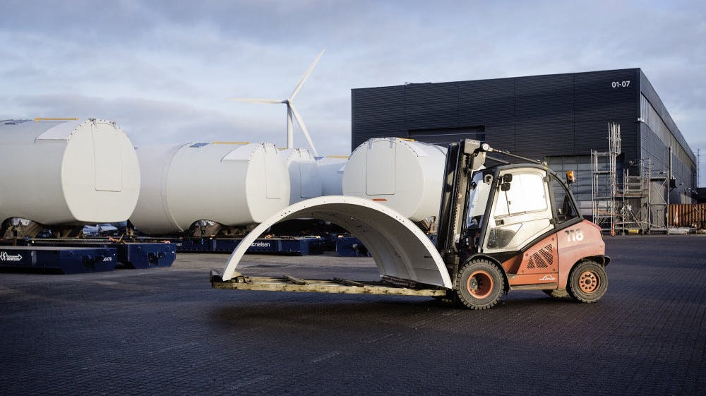 Siemens Gamesa har blandt andet en dansk afdeling i Brande, men har også ansatte i Aalborg, Vejle og Herning. (Arkivfoto). 