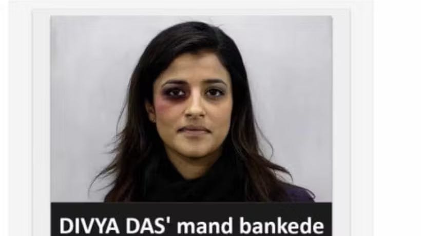 Divya Das' falske reklame så sådan her ud.