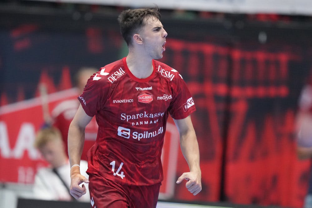 Mads Hoxer leverede en brandkamp offensivt for Aalborg Håndbold. 