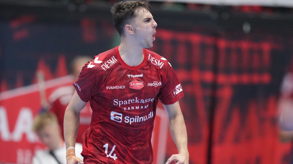 Mads Hoxer leverede en brandkamp offensivt for Aalborg Håndbold.
