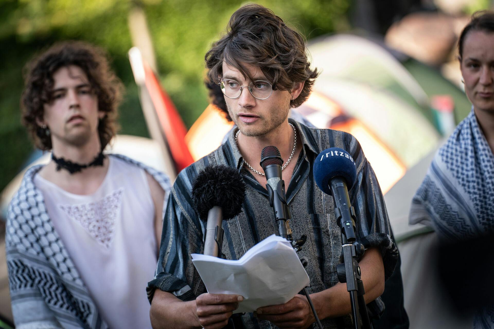 Asger Trier Kjær, der er talsmand for de protesterende, bekræfter, at teltlejren er fortid.