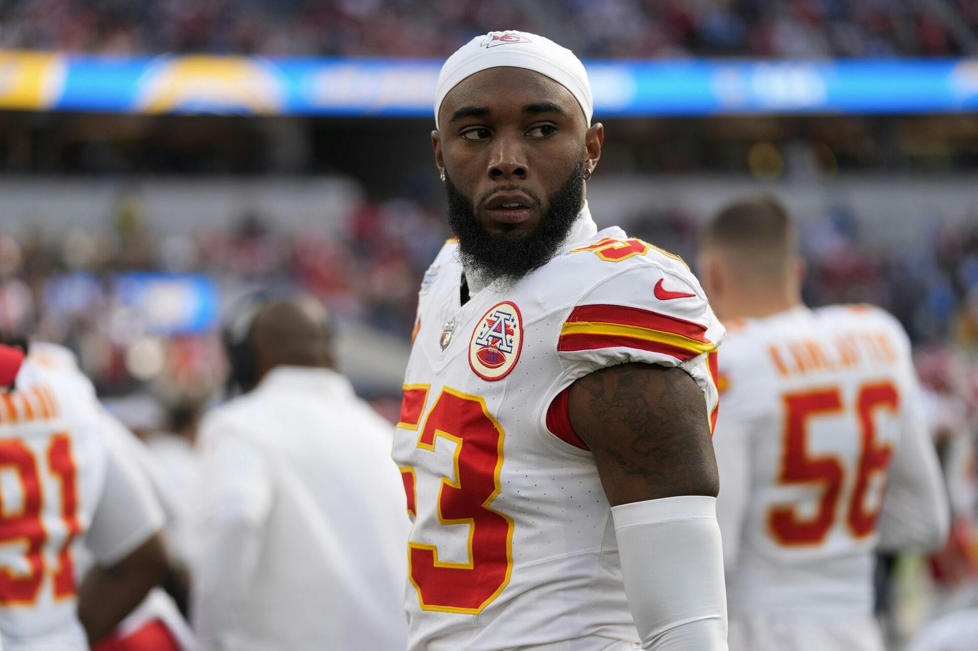 Kansas City Chiefs defensive end BJ Thompson er tilbage i stabil tilstand.&nbsp;