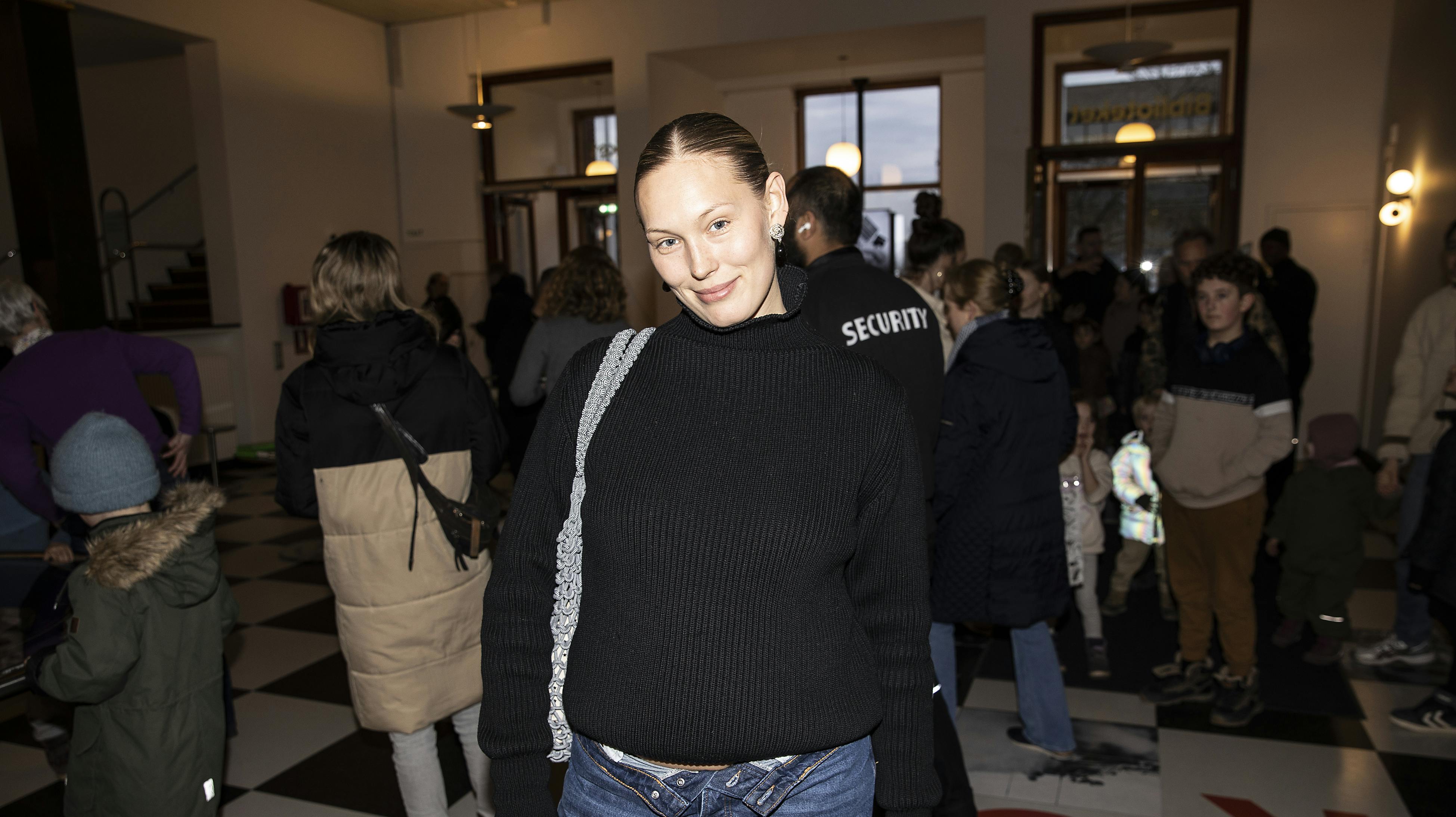 Dragdemo ved Frb Bibliotek - Thomas Helmig med familie -