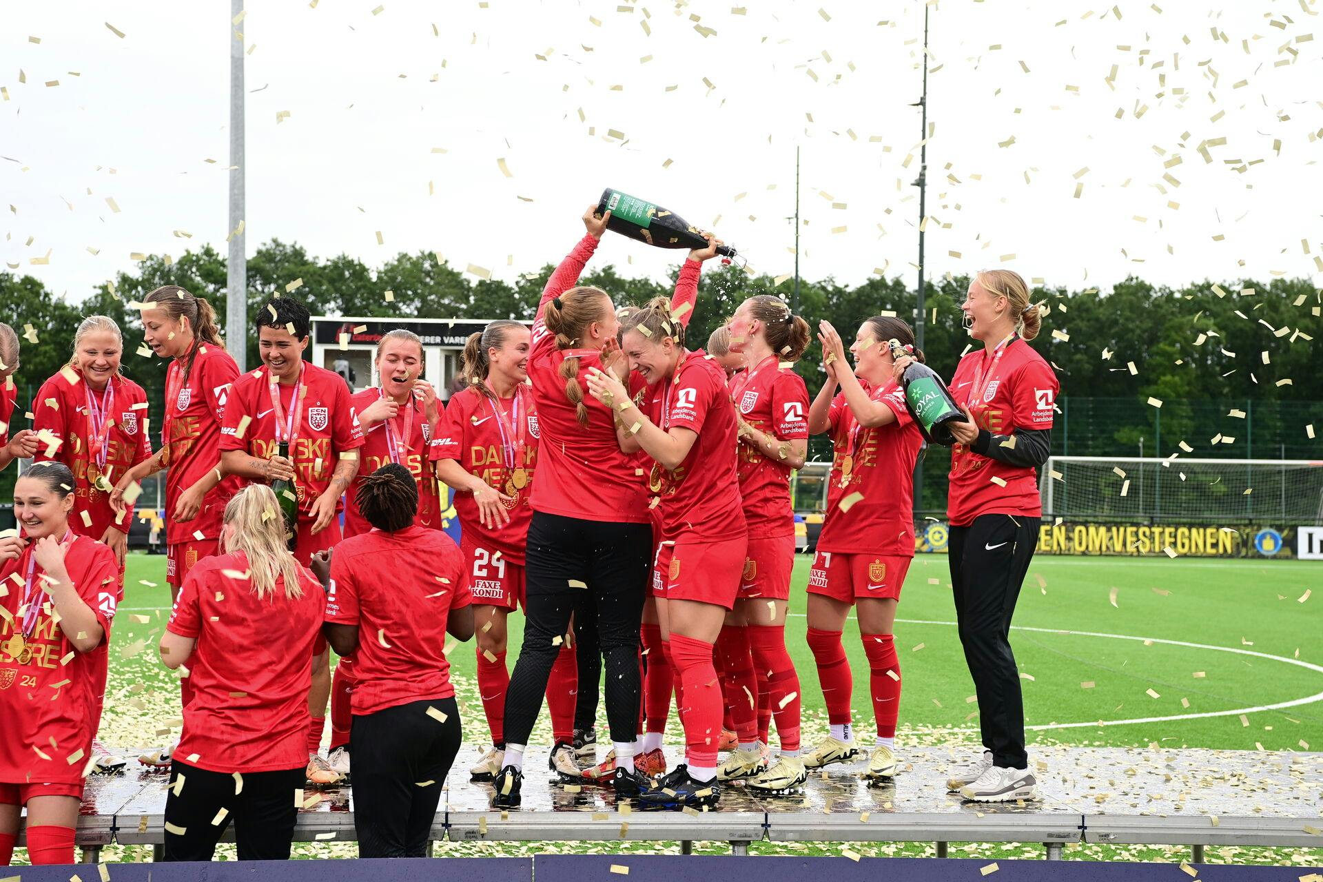 Gjensidige Kvindeliga-kampen mellem Brøndby IF og FC Nordsjælland i Brøndby lørdag den 15. juni 2024.