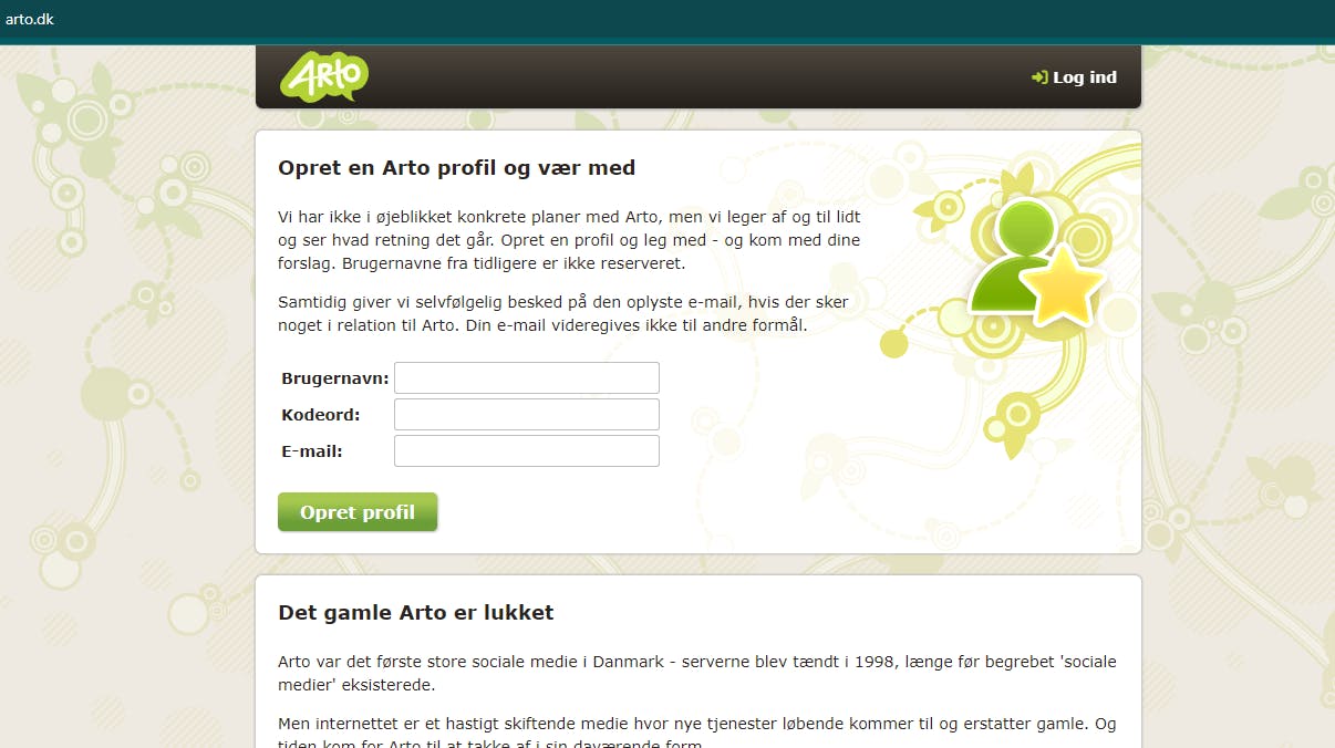 Det nye Arto byder velkommen uden det store palaver.