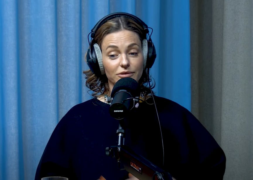 Sarah Grünewald i Telenor-podcasten "SPURGT?".