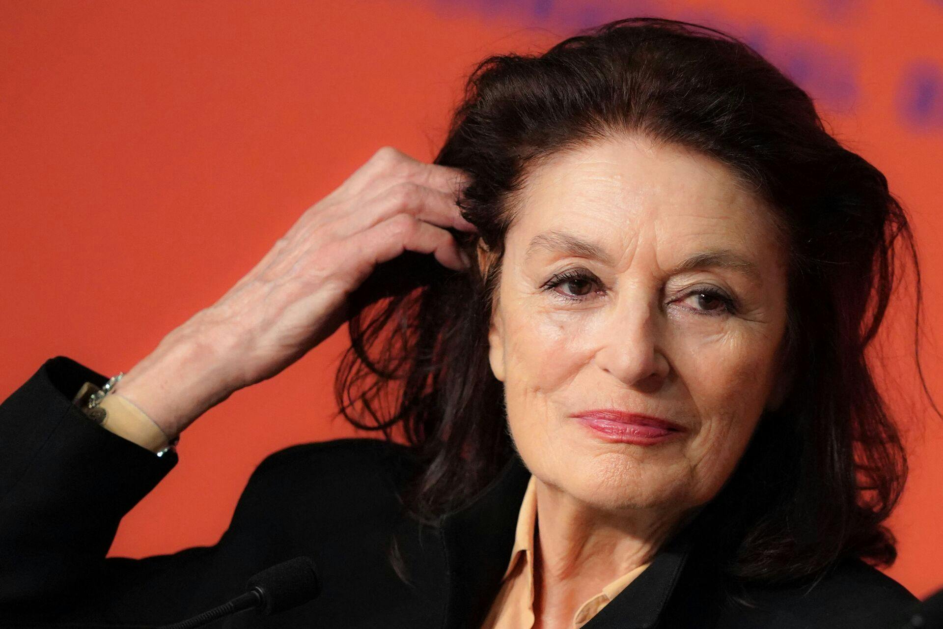 Her ses Anouk Aimee under pressekonferencen for filmen "The Best Years of a Life" (Les Plus Belles Annees D'Une Vie, red.) ved Cannes Film Festival i 2019.
