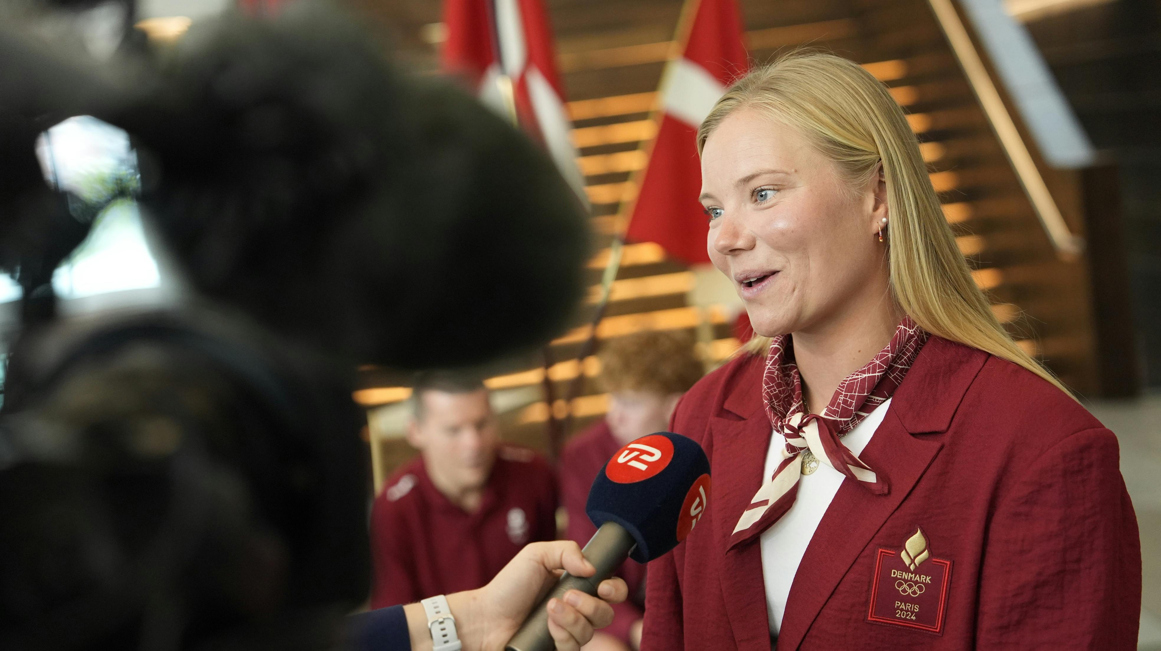 33-årige Anne-Marie Rindom skal på vandet i Marseille en uge efter åbningsceremonien i Paris. 