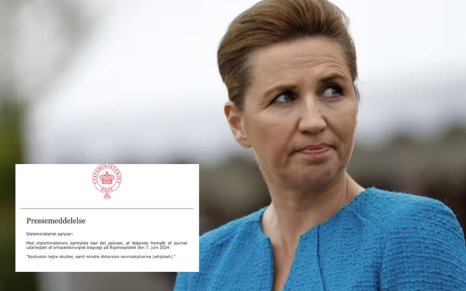 Mette Frederiksen har valgt at fremlægge sin journal efter overfaldet 7. juni.&nbsp;