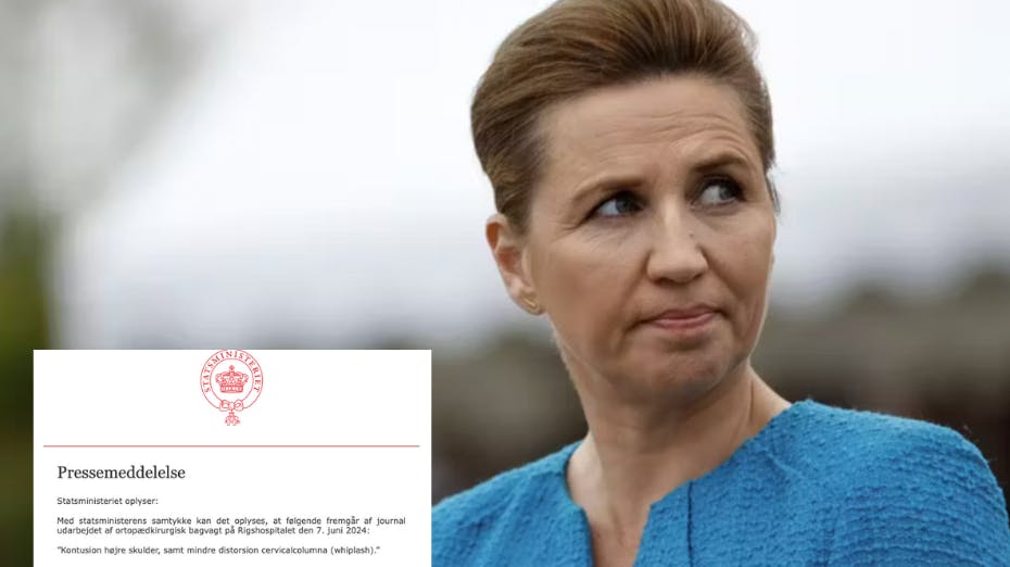 Mette Frederiksen har valgt at fremlægge sin journal efter overfaldet 7. juni. 