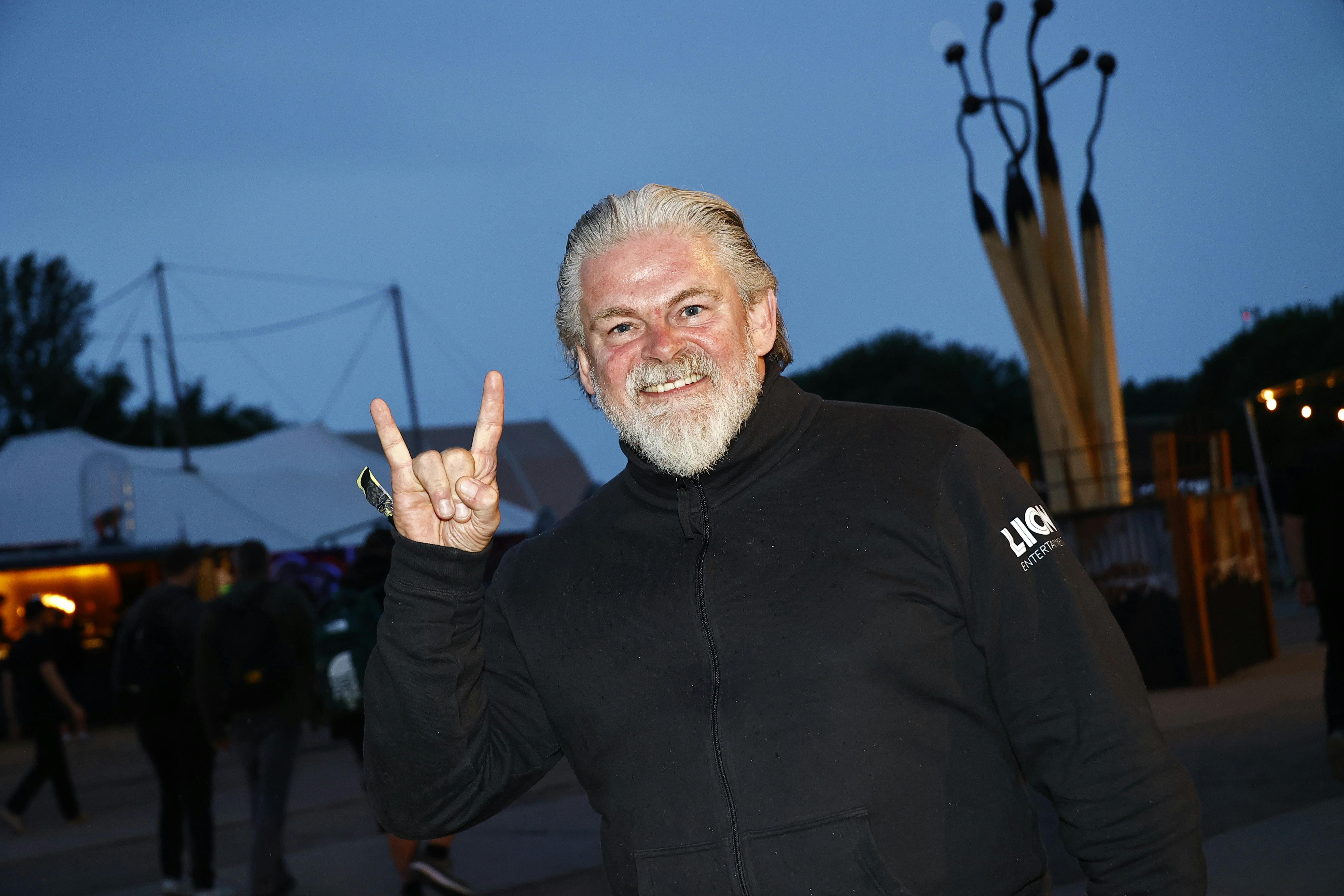 Stig Rossen på Copenhell - og han elsker det.