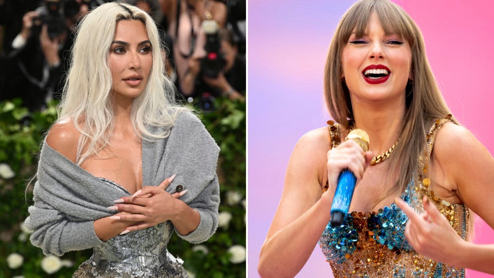 Taylor Swift og Kim Kardashian har været uvenner i årevis.