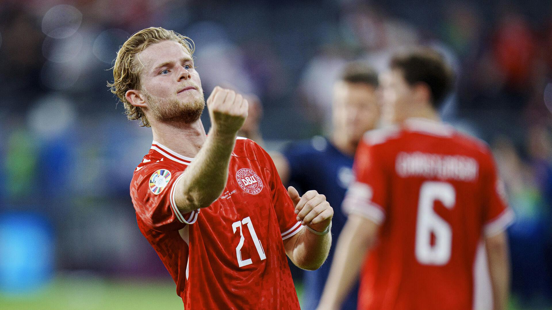 Morten Hjulmand har tilsyneladende et skjult talent. 